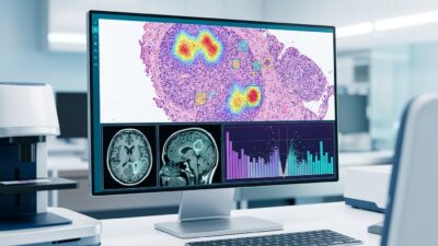 صورة رمزية لدمج WSI وMRI وبيانات mRNA في دراسة GLORIA عن Glioma